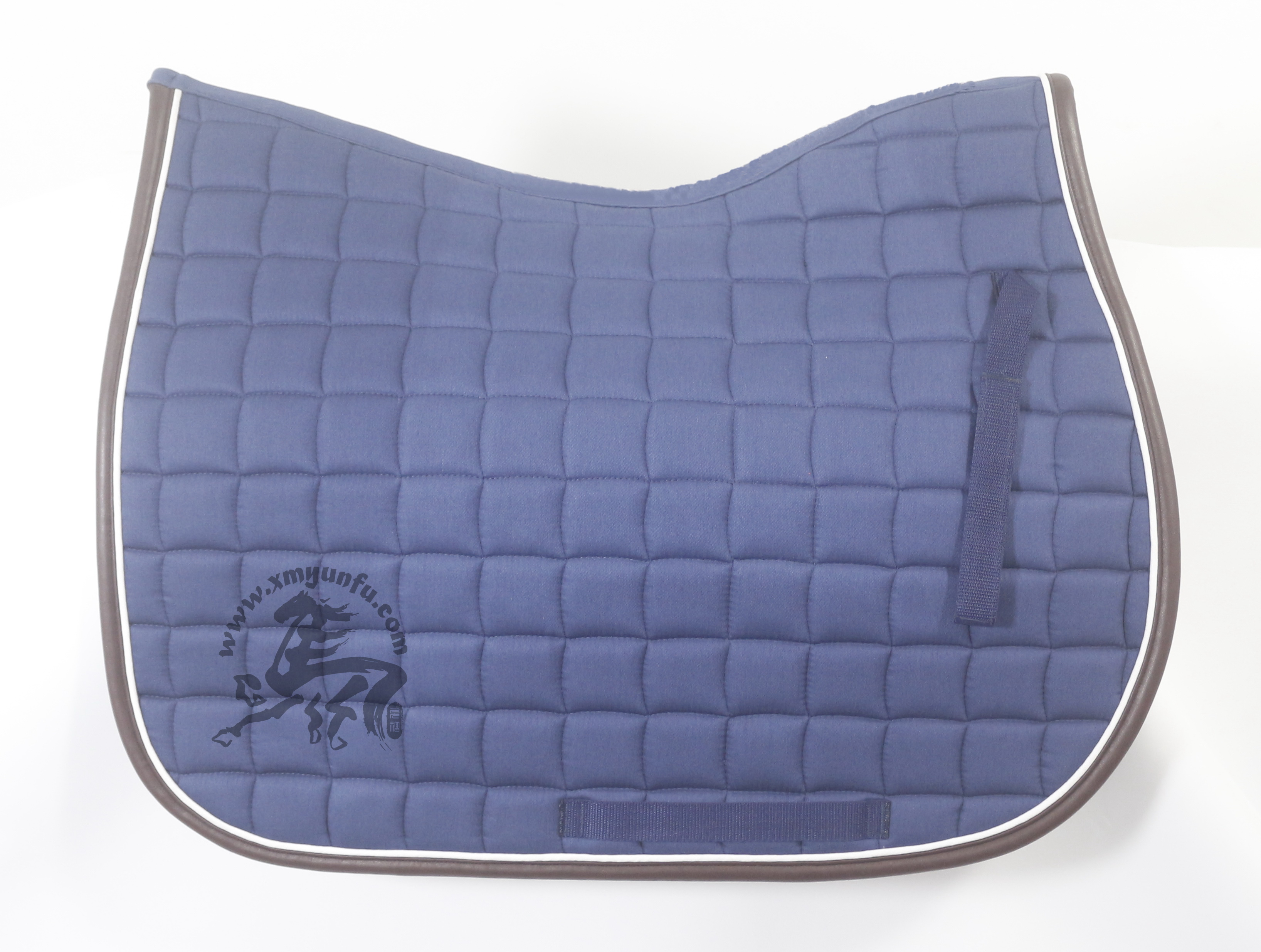 saddel pad with leather binding